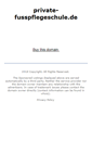 Mobile Screenshot of private-fusspflegeschule.de